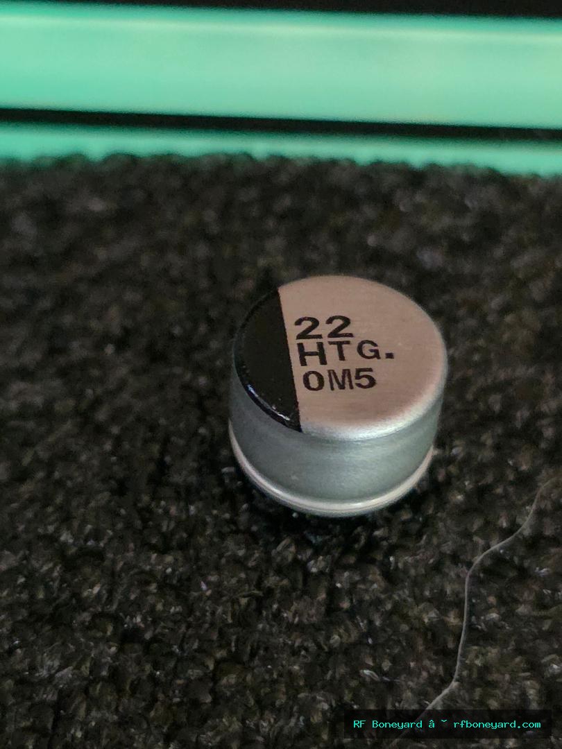 Panasonic EEE-TG1H220P 22µF 50V SMD Aluminum Electrolytic Capacitors – 5 Pack
