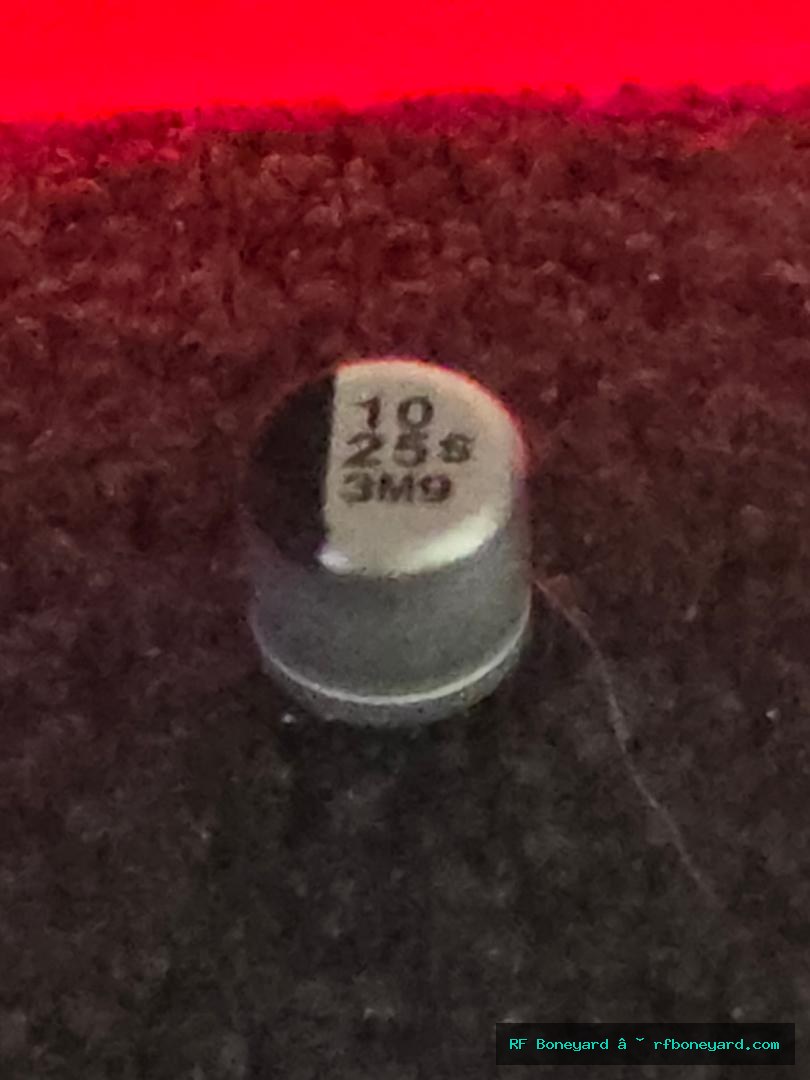 Panasonic ECE-V1EA100SR 10µF 25V SMD Aluminum Electrolytic Capacitors – 10 Pack
