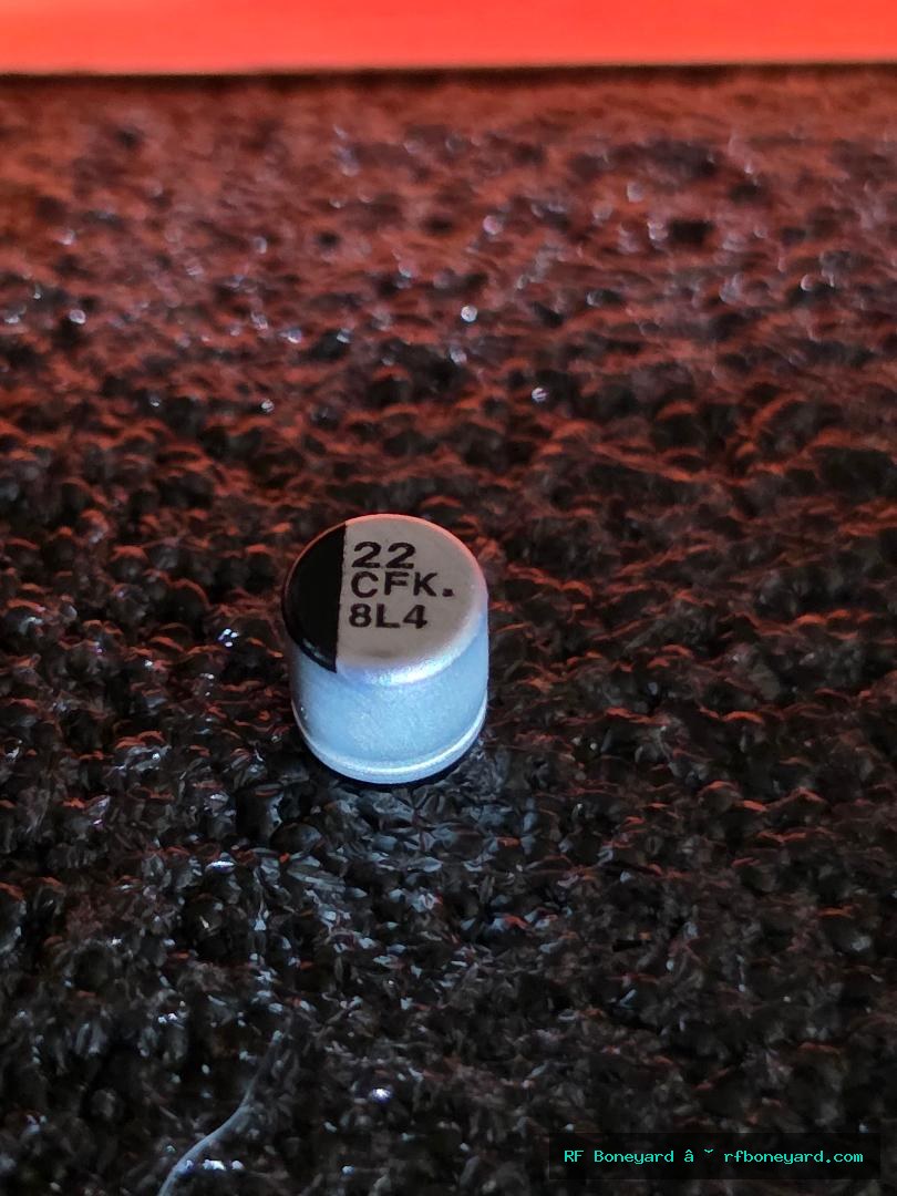 Panasonic ECEV1CA220WR 22µF 16V SMD Aluminum Electrolytic Capacitors – 10 Pack