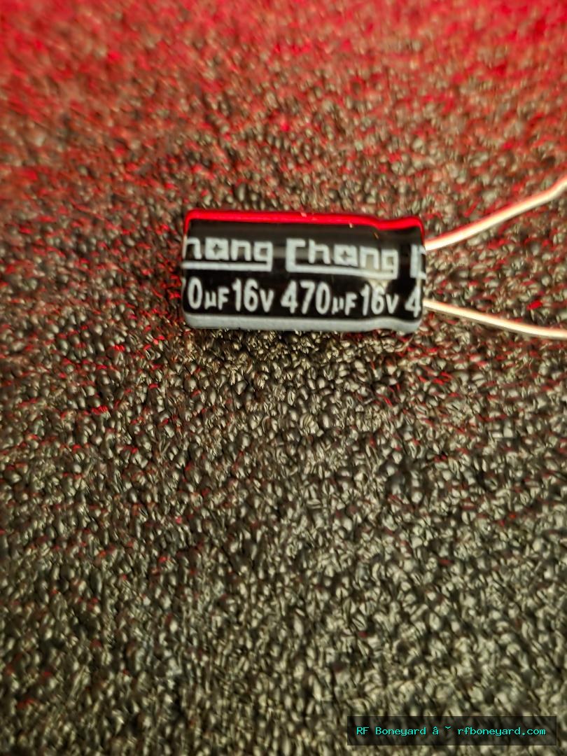 Chang / Chong Chang 470µF 16V Radial Electrolytic Capacitor (50-Pack) – Taiwan Made NOS
