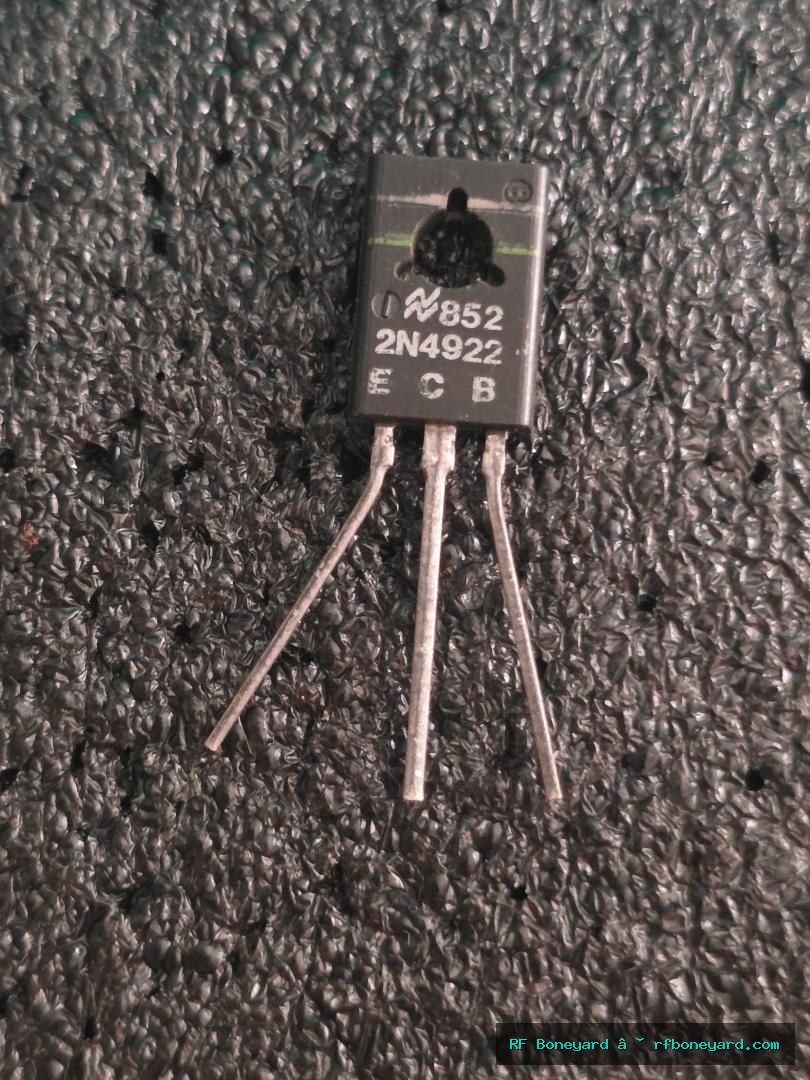 National Semiconductor 2N4922 NPN Silicon Power Transistor TO-126 Bench Tested