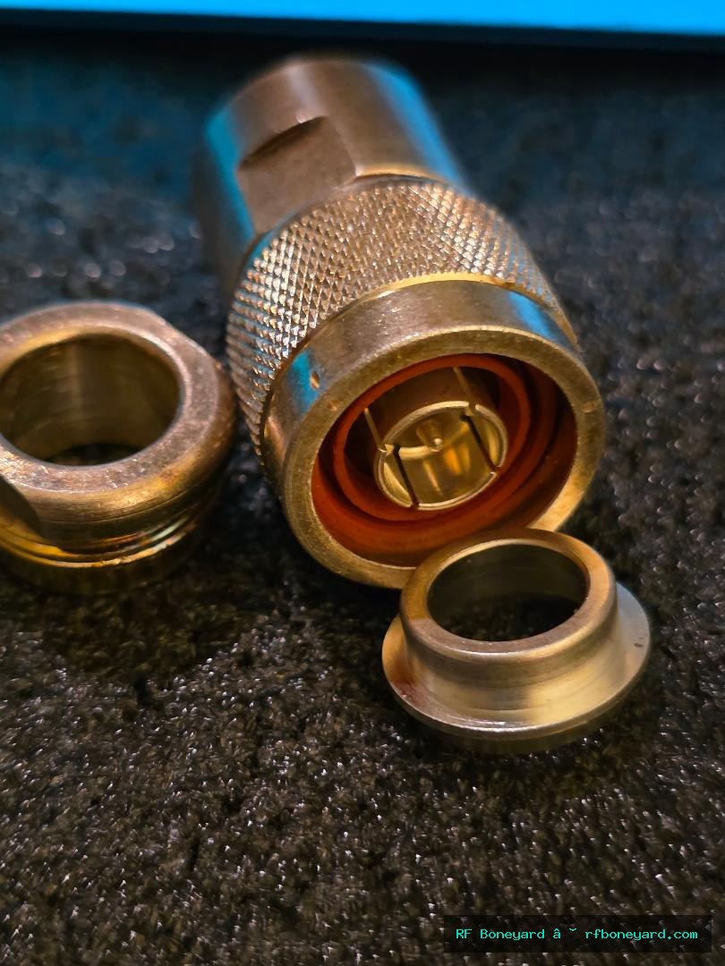 STAR Large Precision RF Coaxial Connector Assembly – Cable-End Connector with Coupling Nut